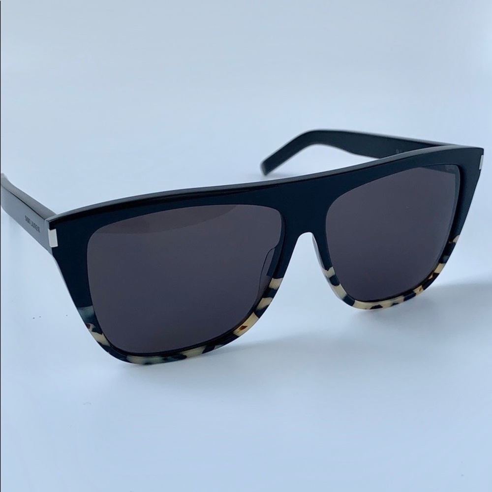 Saint Laurent Sunglasses SL 1-026 Havana/Black - Picture 5 of 7